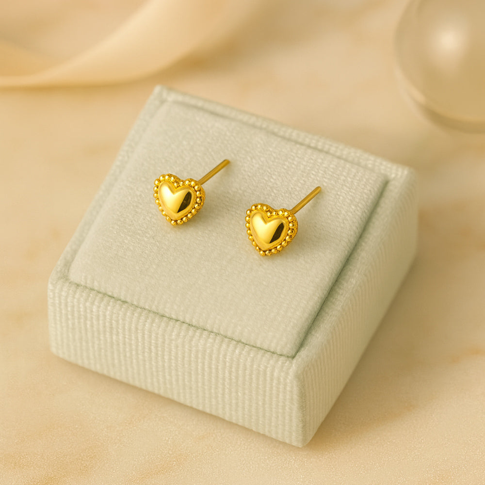 SilberHerz Mini-Herzchen Filigraner Rand - Größe 8 Mm, 925er Silber