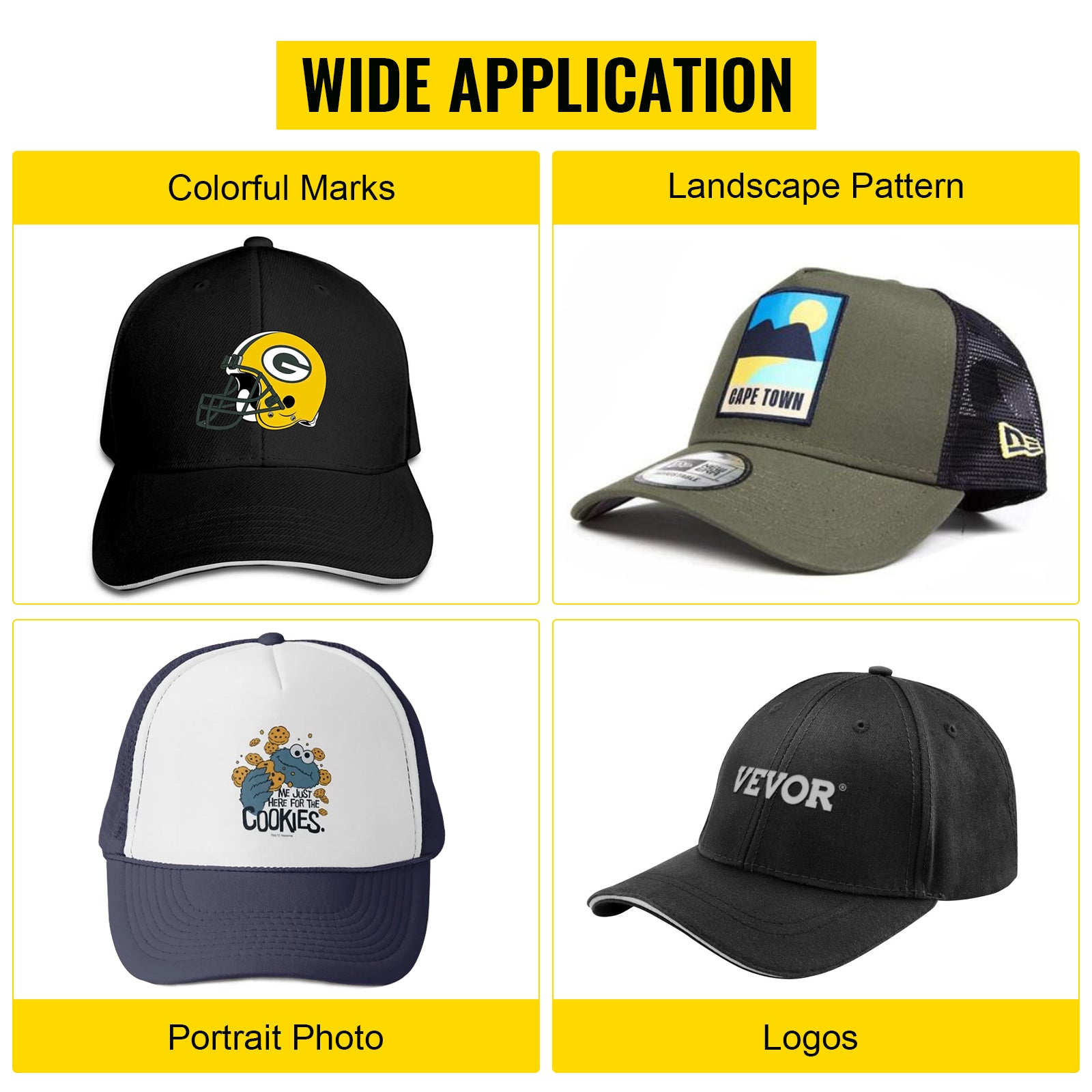 SucceBuy Hutkappe Wärmepresse Display - Heizfläche 5,5x3,5 110/220V by Golden Bridge Store