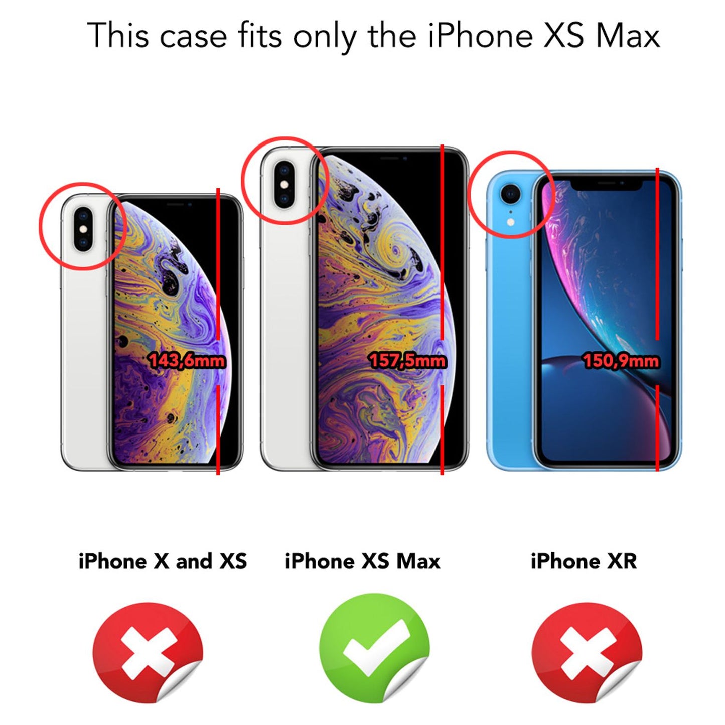 NALIA Handyhülle IPhone XS Max Neon Case Strahlende Neonfarben - Größe XS Max Ultra Slim TPU Silikon