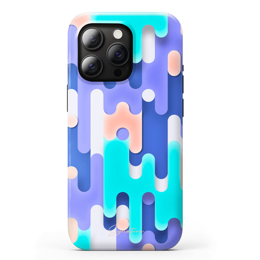 NALIA Icecream Hülle - Signature Design Kunstwerk, Kompatibel iPhone 15 Pro, TPU Schutz, Dünn 0,8 mm