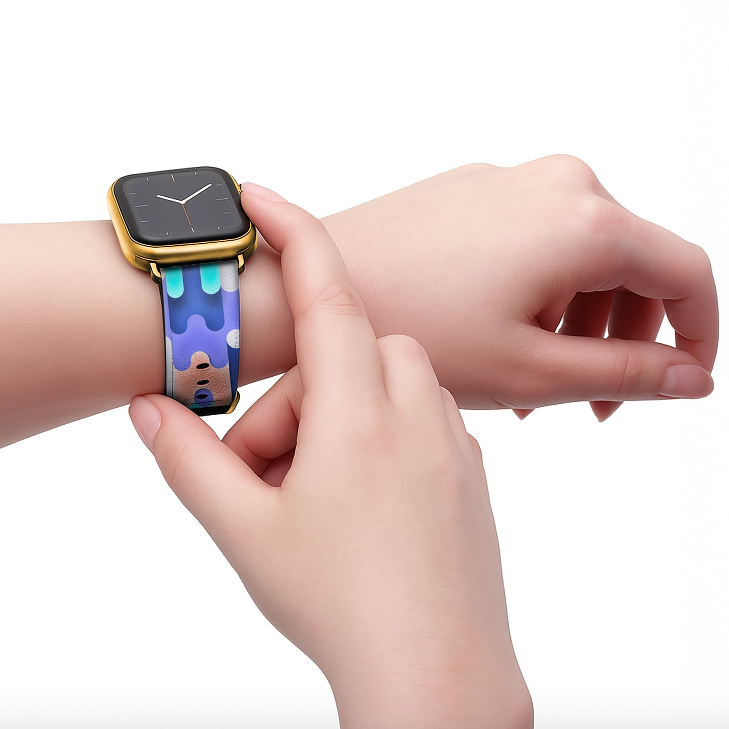 Înghețată - Curea Apple Watch 44-49mm și 42mm (Seriile 1-3)