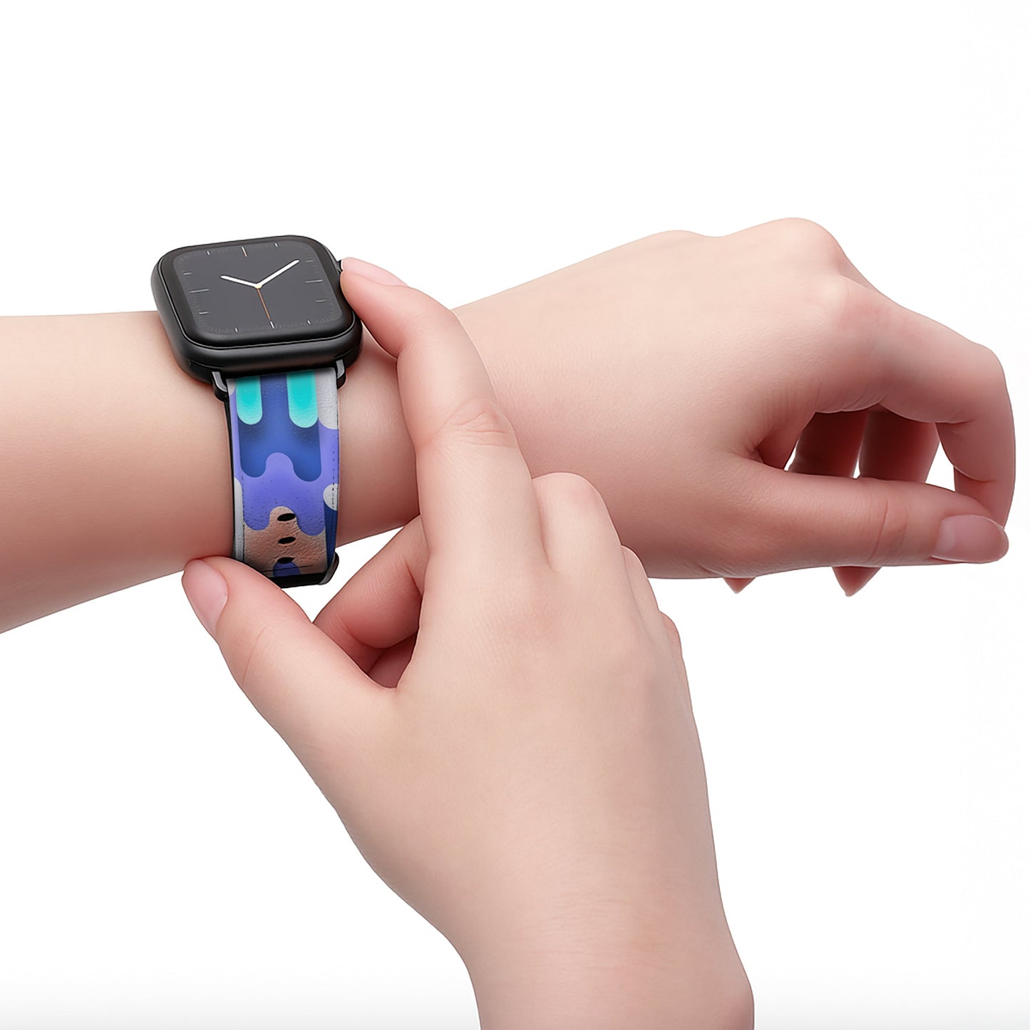 Înghețată - Curea Apple Watch 44-49mm și 42mm (Seriile 1-3)