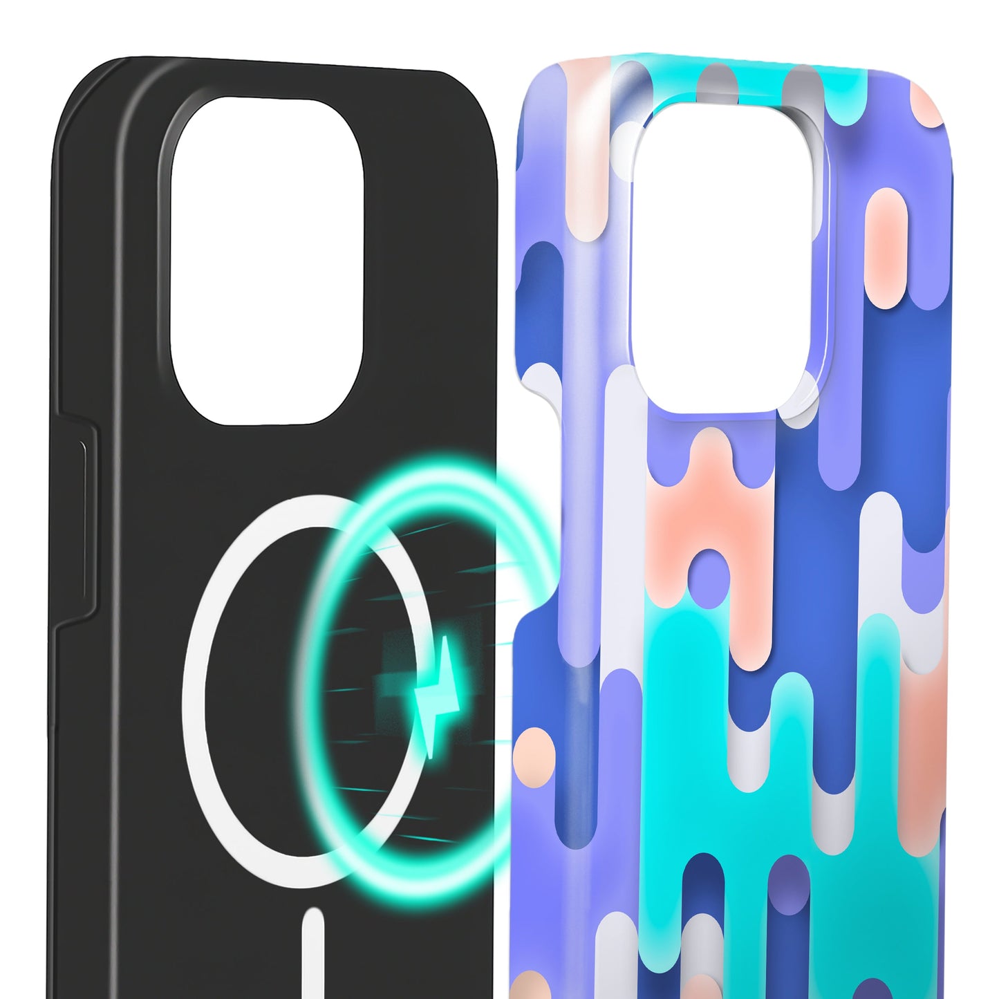 NALIA Icecream Hülle - Statement Design Kapazität Kartenfach 1 Leistung Stoßfest Größe Passend Für iPhone 15 Pro Max