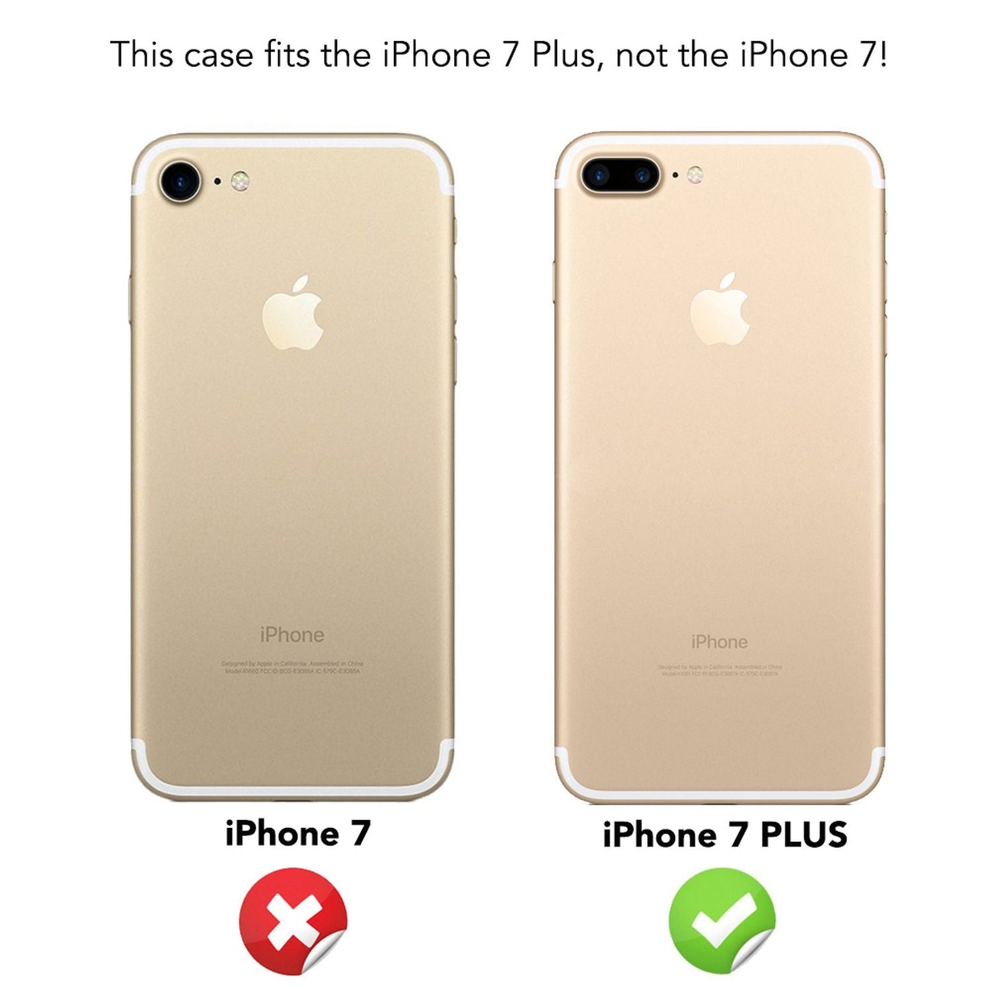 NALIA iPhone 7 Plus 360 Grad Hülle Premium Vollschutz - Glasfront Glasrückseite Dünn