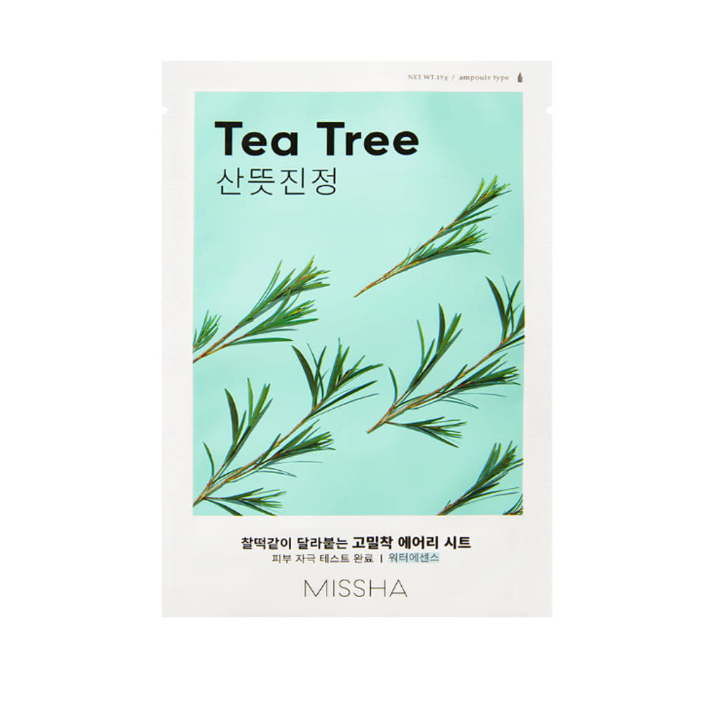 MISSHA Airy Fit Maske Tea Tree Leichte Maske - 19 g, Einheitsgröße