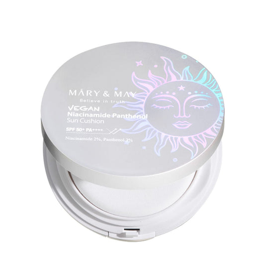 Mary & May Vegan Niacinamide Panthenol Sun Cushion - SPF50+ PA++++ 25g