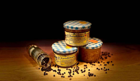 Cârnați de cartofi la borcan