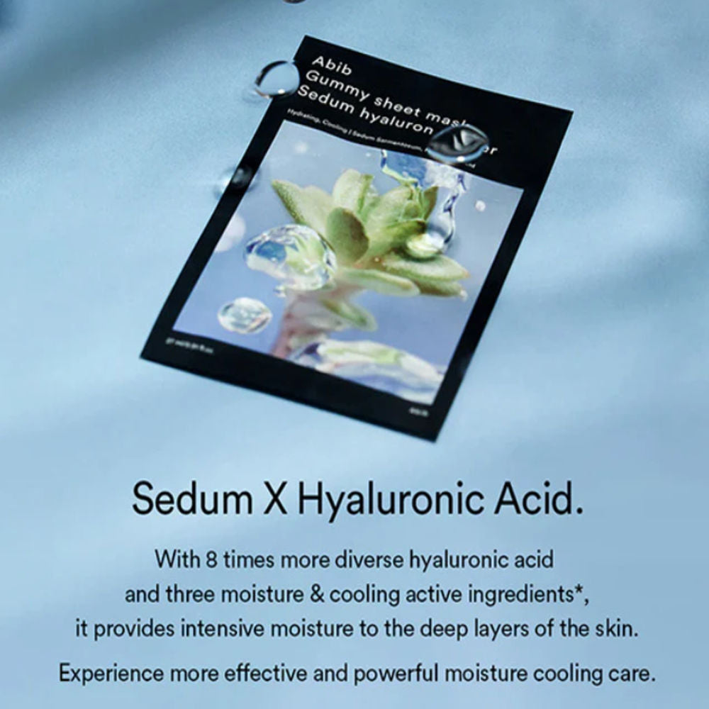Abib Gummy Sheet Sedum Hyaluron Sticker - Kapazität 27 Ml Feuchtigkeit Kompakt