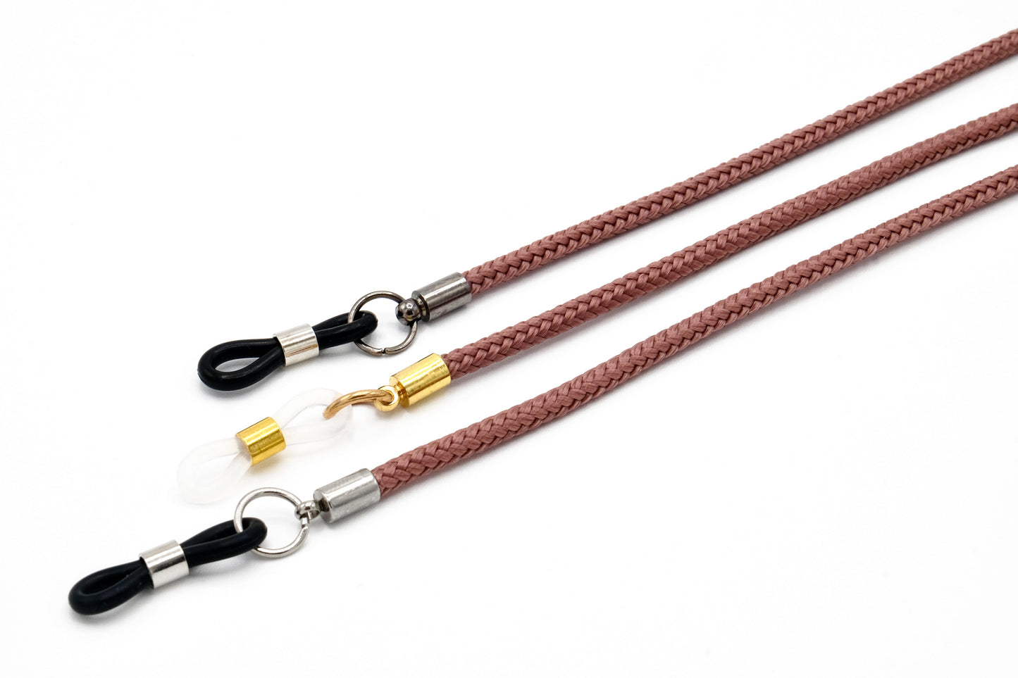 Brillenband 3mm Kupferrosa