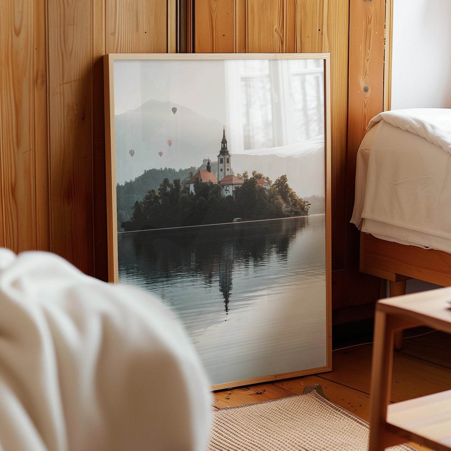 Lake Bled Fine Art Druck - Größe A4, Papiergewicht 200 g m2, Ungerahmt