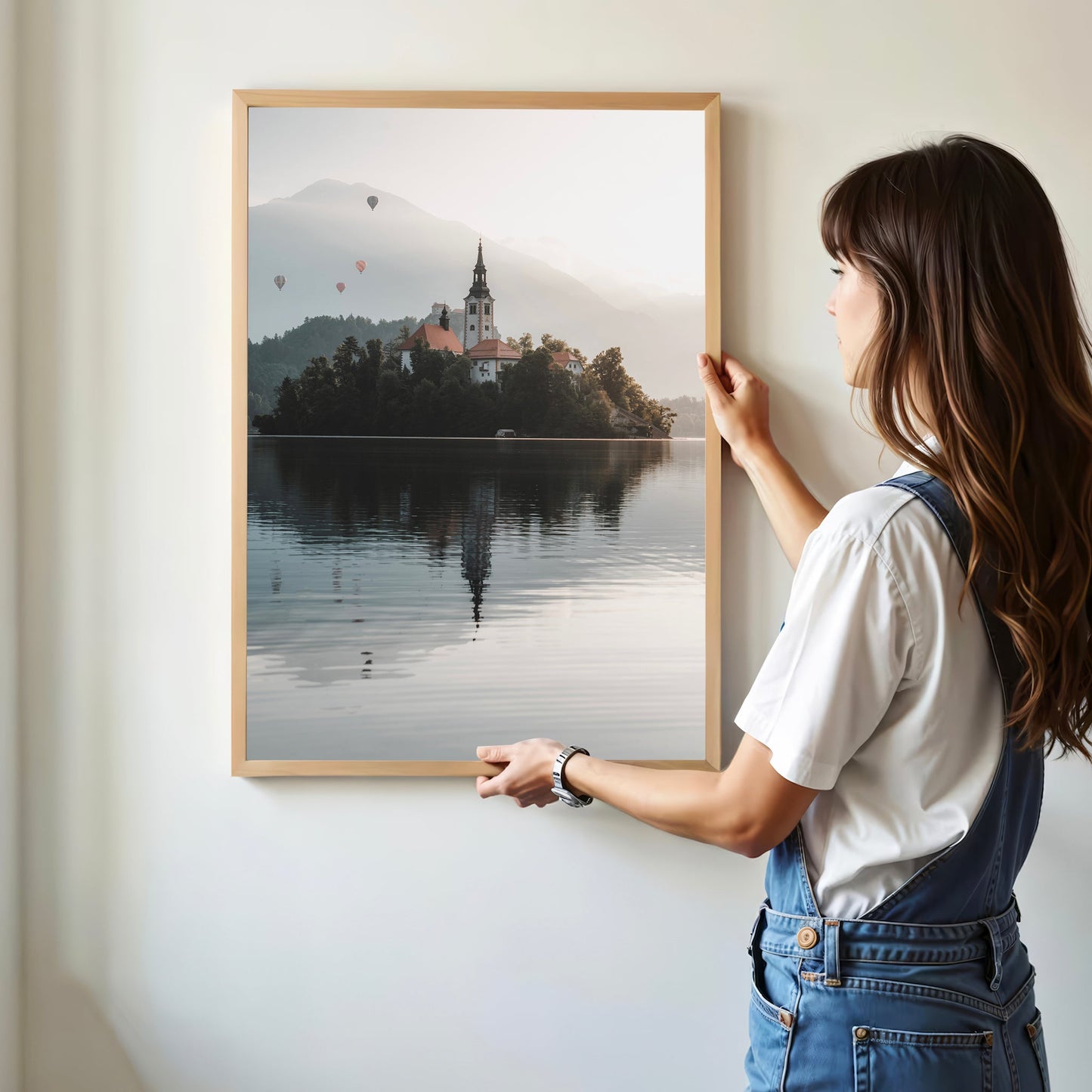 Lake Bled Fine Art Druck - Größe A4, Papiergewicht 200 g m2, Ungerahmt