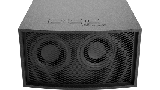 BEC Akustik Subwoofer Lars 6.2 – Doppel 6" Kompakt Subwoofer mit Tiefbass-Power
