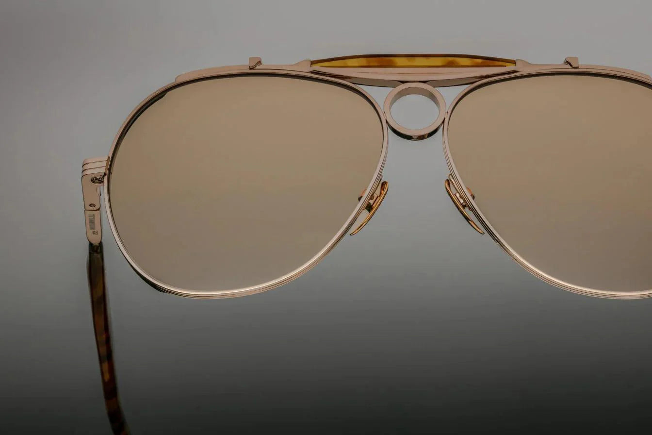 JACQUE MARIE MAGE,Aspen sunglasses handmade classic pure outdoor glasses