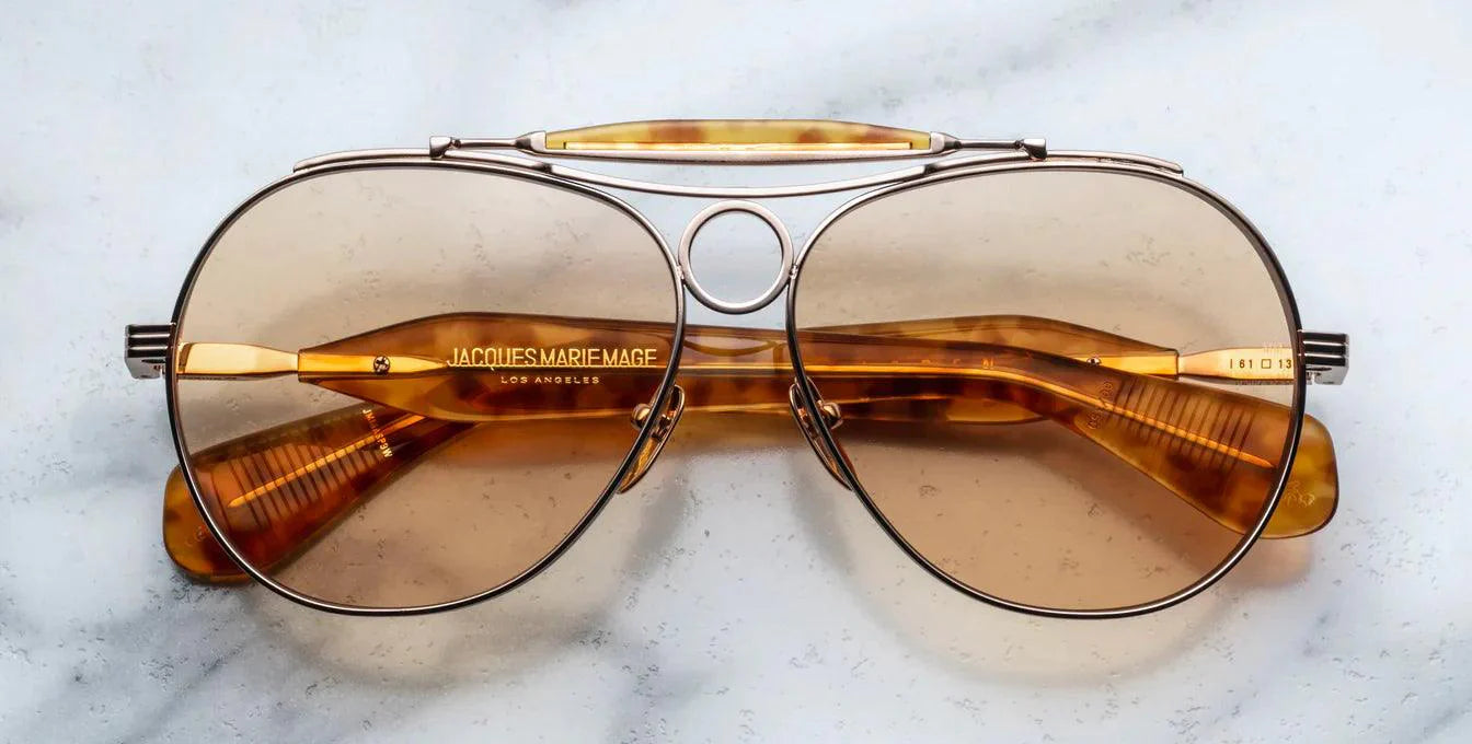 JACQUE MARIE MAGE,Aspen sunglasses handmade classic pure outdoor glasses