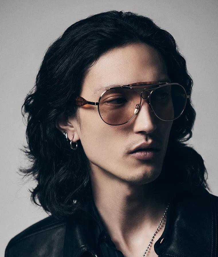 JACQUE MARIE MAGE,Aspen sunglasses handmade classic pure outdoor glasses