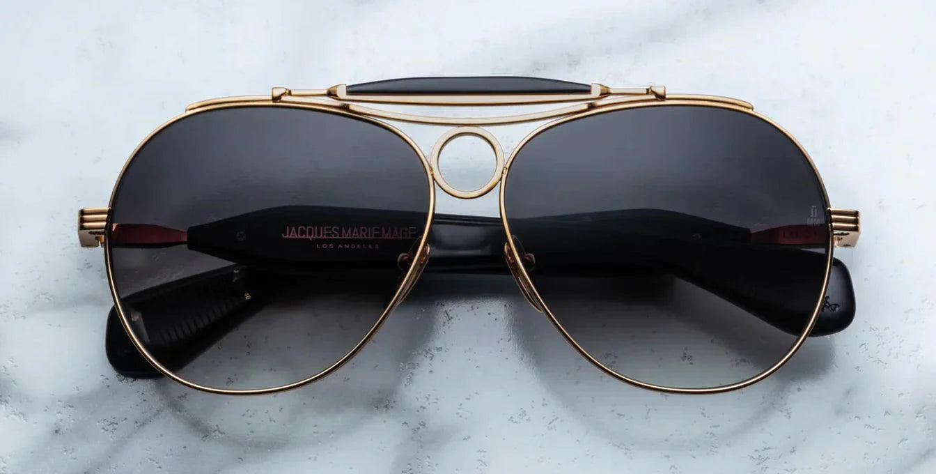 JACQUE MARIE MAGE,Aspen sunglasses handmade classic pure outdoor glasses