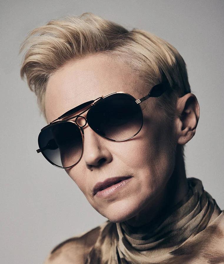 JACQUE MARIE MAGE,Aspen sunglasses handmade classic pure outdoor glasses