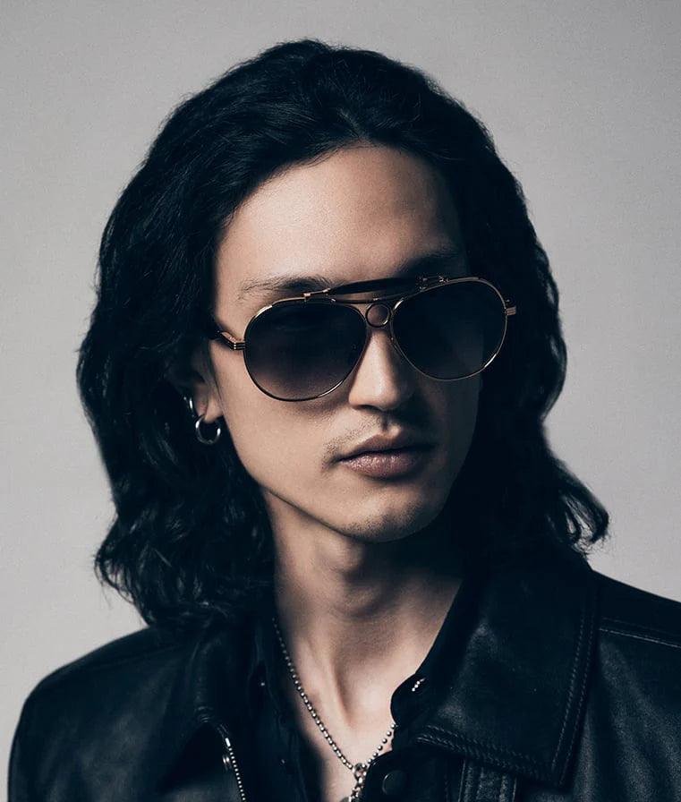 JACQUE MARIE MAGE,Aspen sunglasses handmade classic pure outdoor glasses