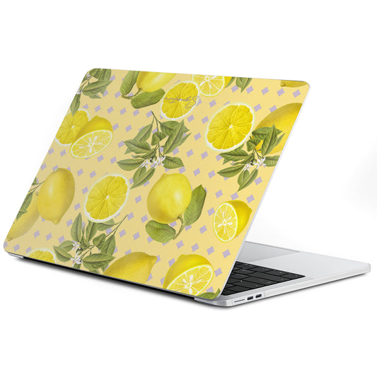Husa NALIA Lemon Signature - MacBook Pro 13 inch, ultraușoară, subțire, perfectă, rezistentă la șocuri, design Lemon