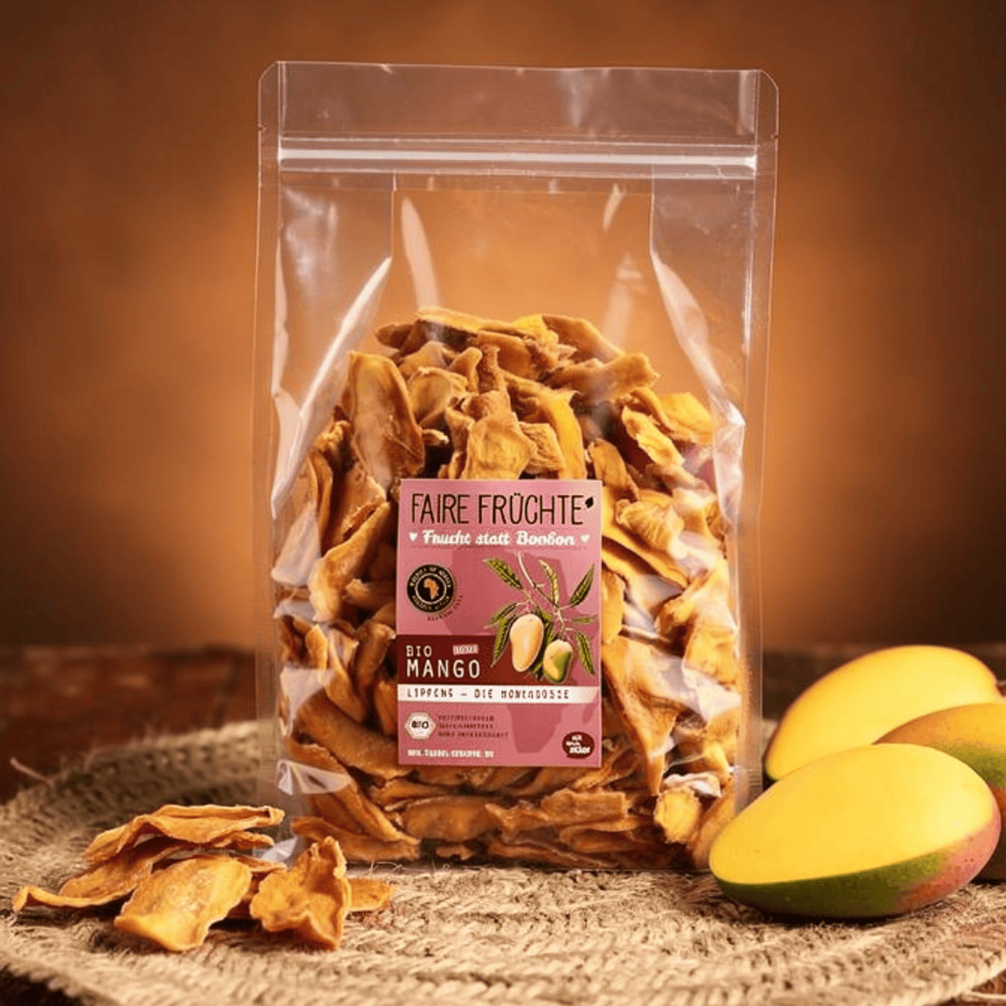 1kg Bio Mangostreifen Lippens 'die Süße'