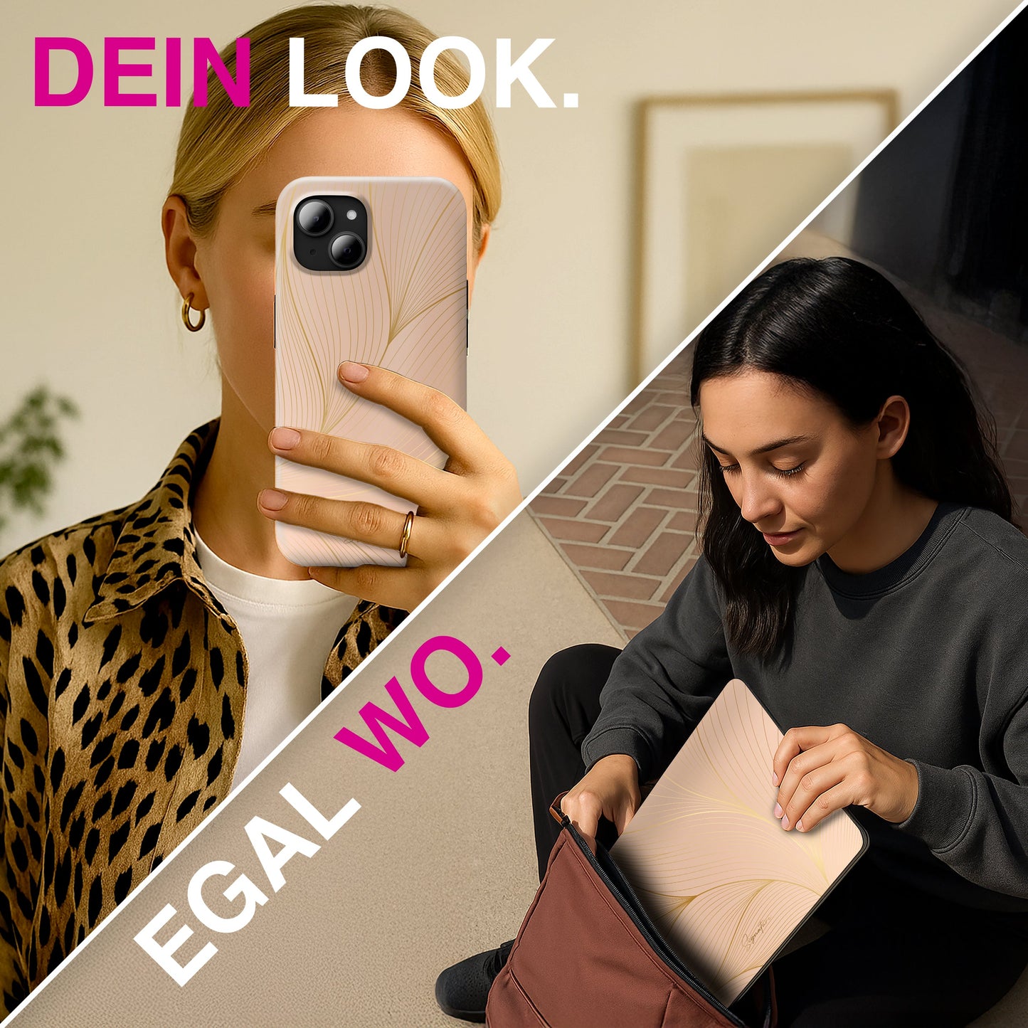 Husă NALIA Lumina - Signature Look - iPad Pro M4 11 inch, piele ecologică, ușoară