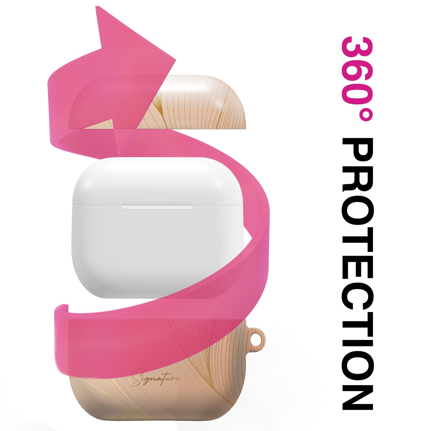 Lumina AirPods 4 Hülle Robustes Silikon Schutzcase - Kapazität 600 mAh, 5 W, Maße 60x45x20 mm