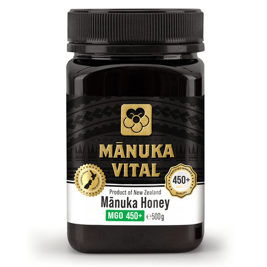 Miere de Manuka ManukaWelt MGO 450+ - Miere premium cu MGO 450+ Capacitate 500 g Origine Noua Zeelandă