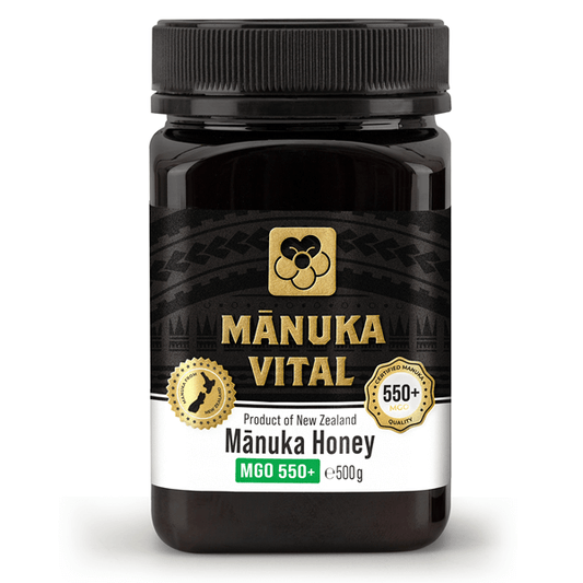 Miere de Manuka ManukaWelt MGO 550+ - borcan de sticlă de 500g, origine: Noua Zeelandă