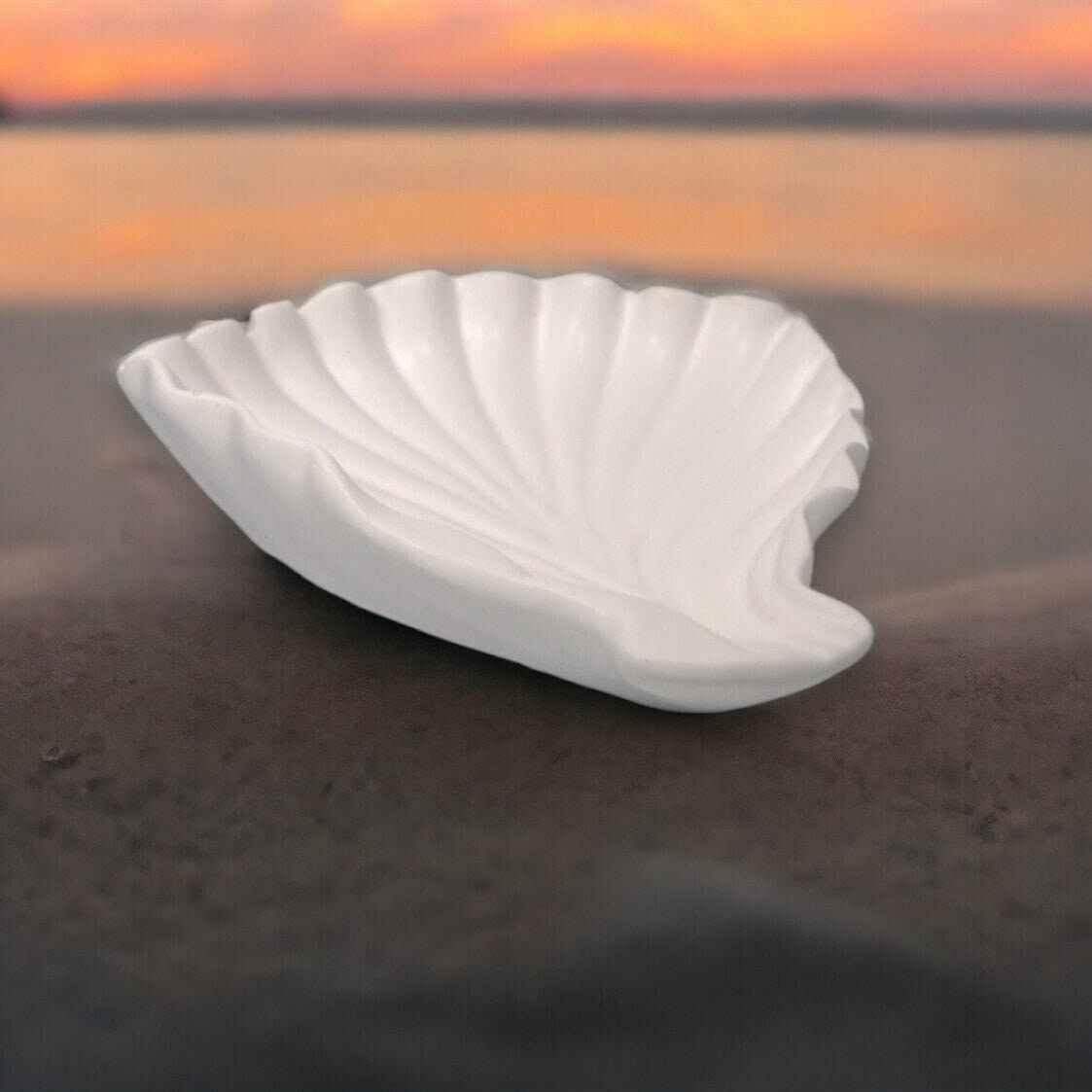 SteinKunstWerk Jakobsmuschel-Schale Handgefertigt - Größe 22x16 cm