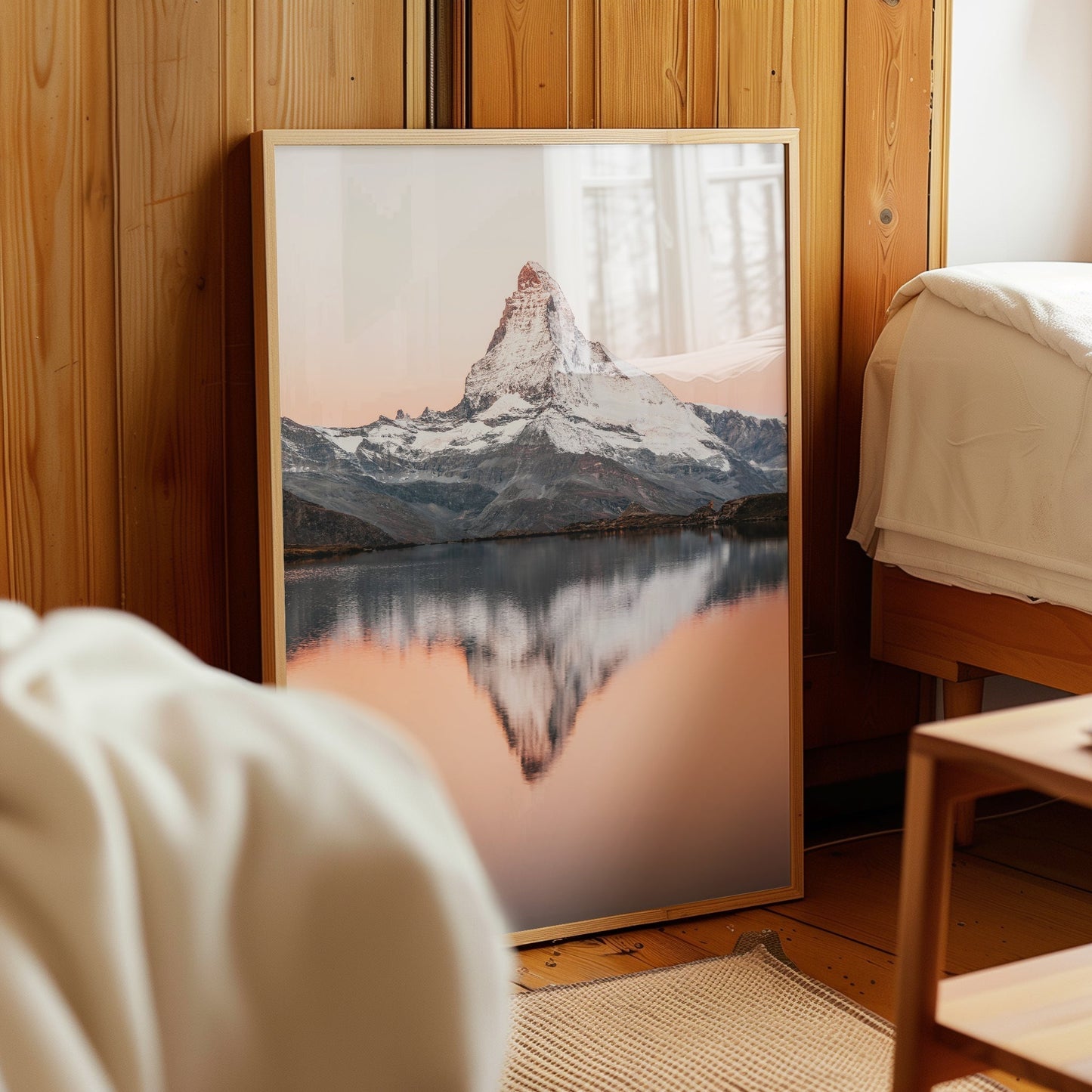 Matterhorn Stellisee Druck Premium Matte Fine Art - Format 30x40 cm 200 g/m2