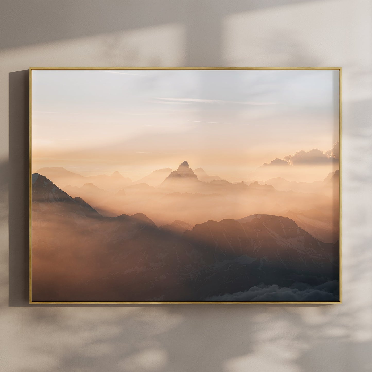 Matterhorn Mont Blanc Fotodruck Premium - Papier 200 G/M² Größenwahl