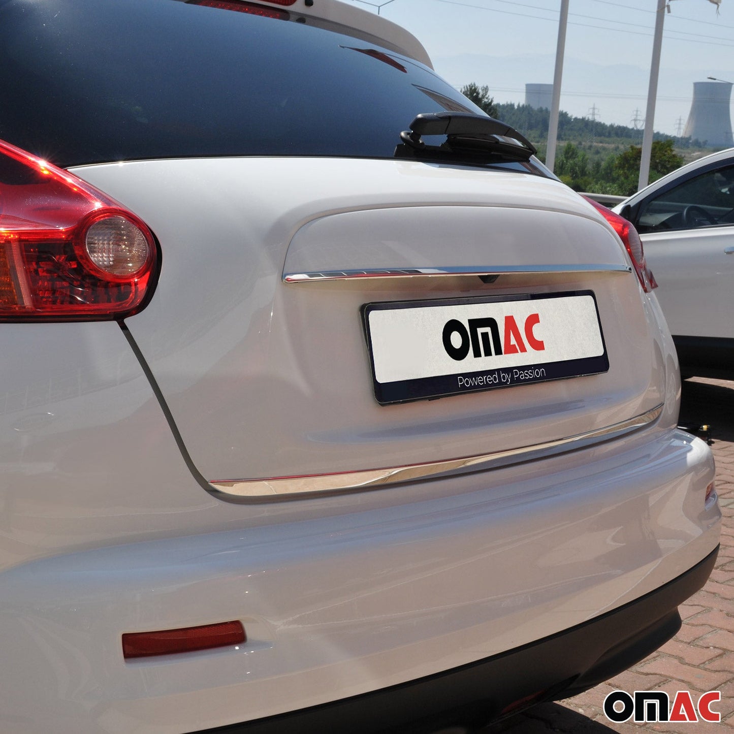 Ornamente prag portbagaj, ornamente hayon pentru Nissan Juke 2010-2019, oțel inoxidabil cromat