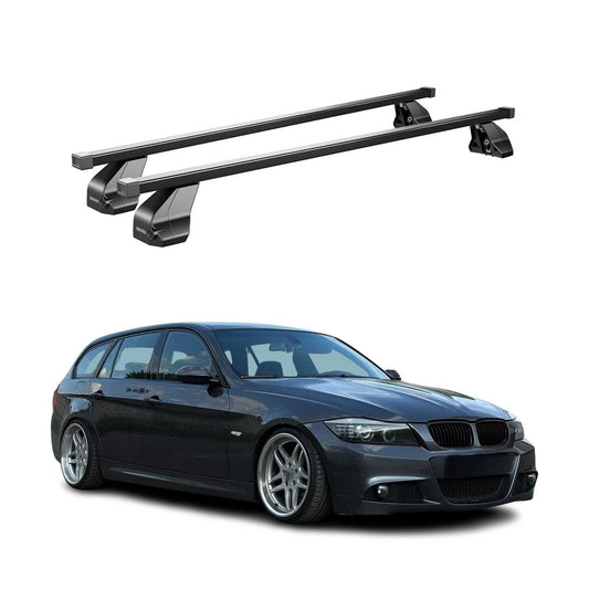 Menabo Dachträger für BMW 3er E90 E91 E92 Limo Touring Coupe 2004-2013 Stahl 2x