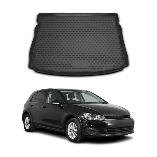 Kofferraummatte Kofferraumwanne für VW Golf 2012-2019 Schragheck Gummi TPE