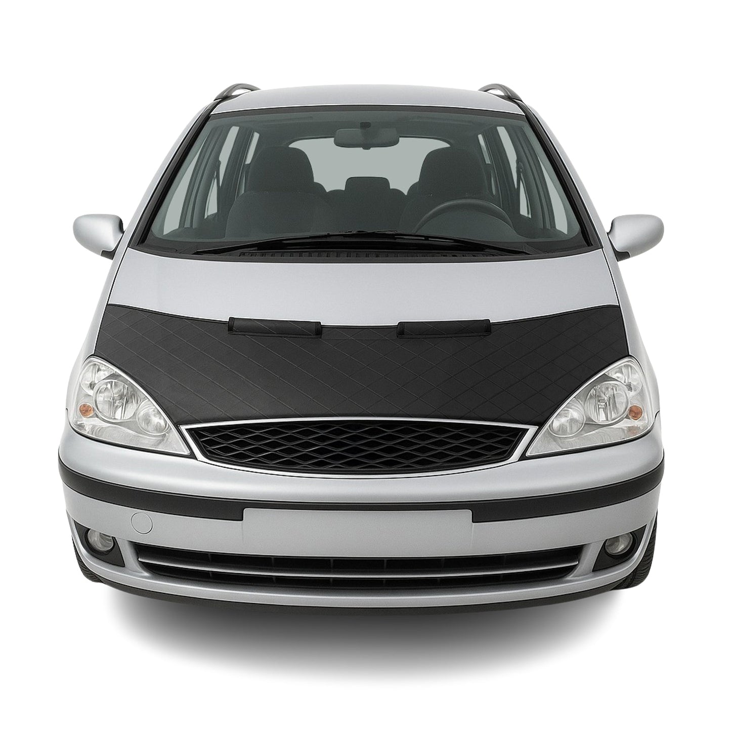 Schwarz Halb Haubenbra Steinschlagschutz Bonnet Bra für Ford Galaxy 2006-2010