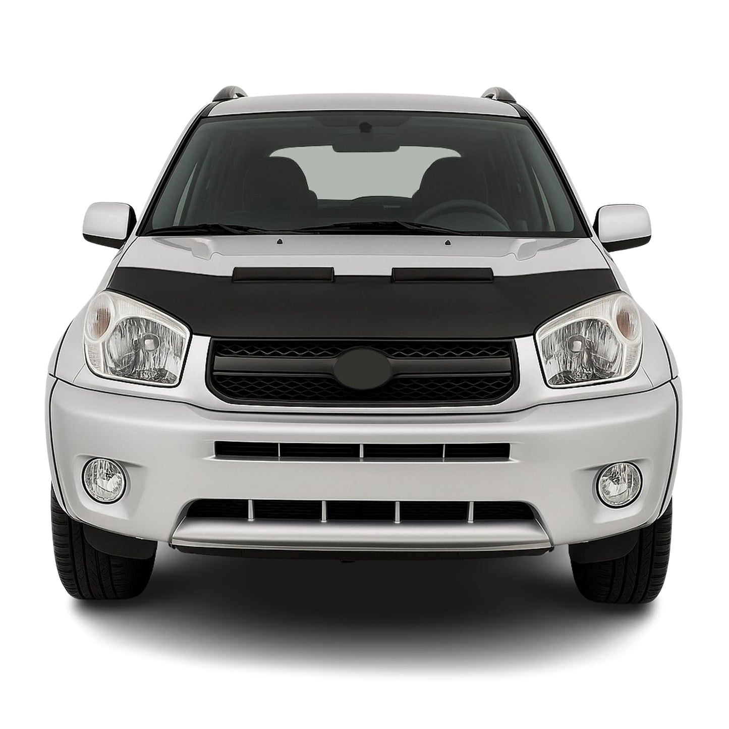 Haubenbra Steinschlagschutz Bonnet Bra für Toyota RAV4 2000-2005 Schwarz Halb