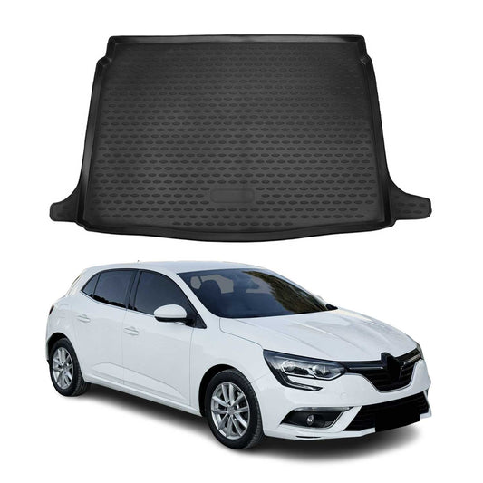 Kofferraummatte Kofferraumwanne für Renault Megane 2015-2021 Schragheck Gummi