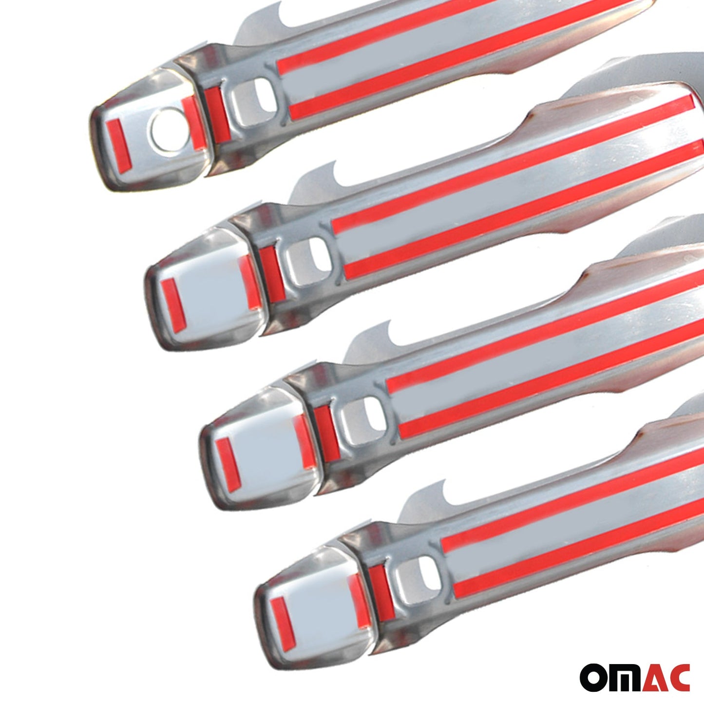 Ornamente mâner ușă, capace mâner ușă pentru Toyota Land Cruiser 2008-2015 4 uși, cromate, 8x