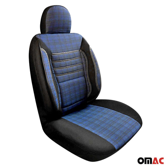 Schonbezüge Sitzschoner Sitzbezüge für VW Crafter 2006-2025 Schwarz Blau 1 Sitz