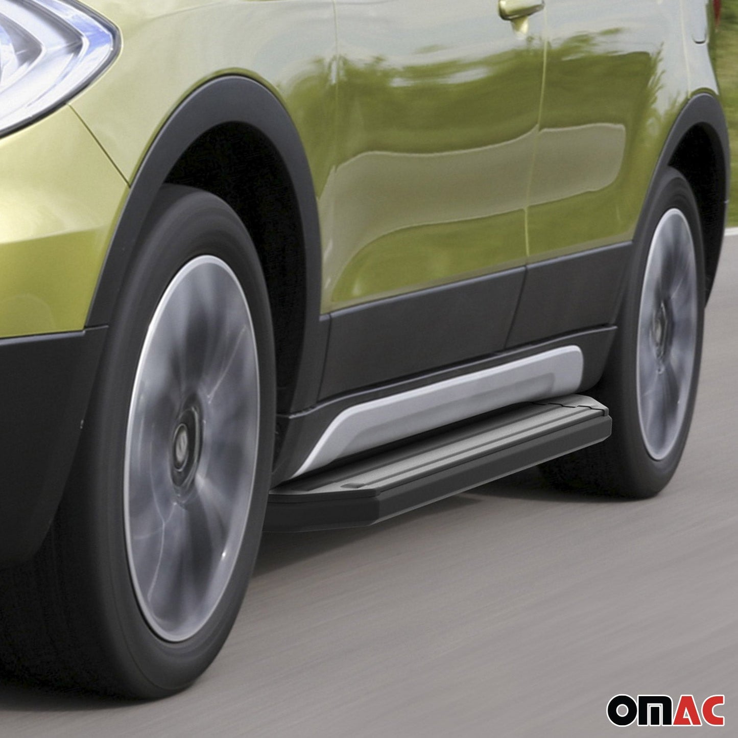 Trittbretter Seitenschweller für Suzuki SX4 2015-2025 ABE Schwarz Alu