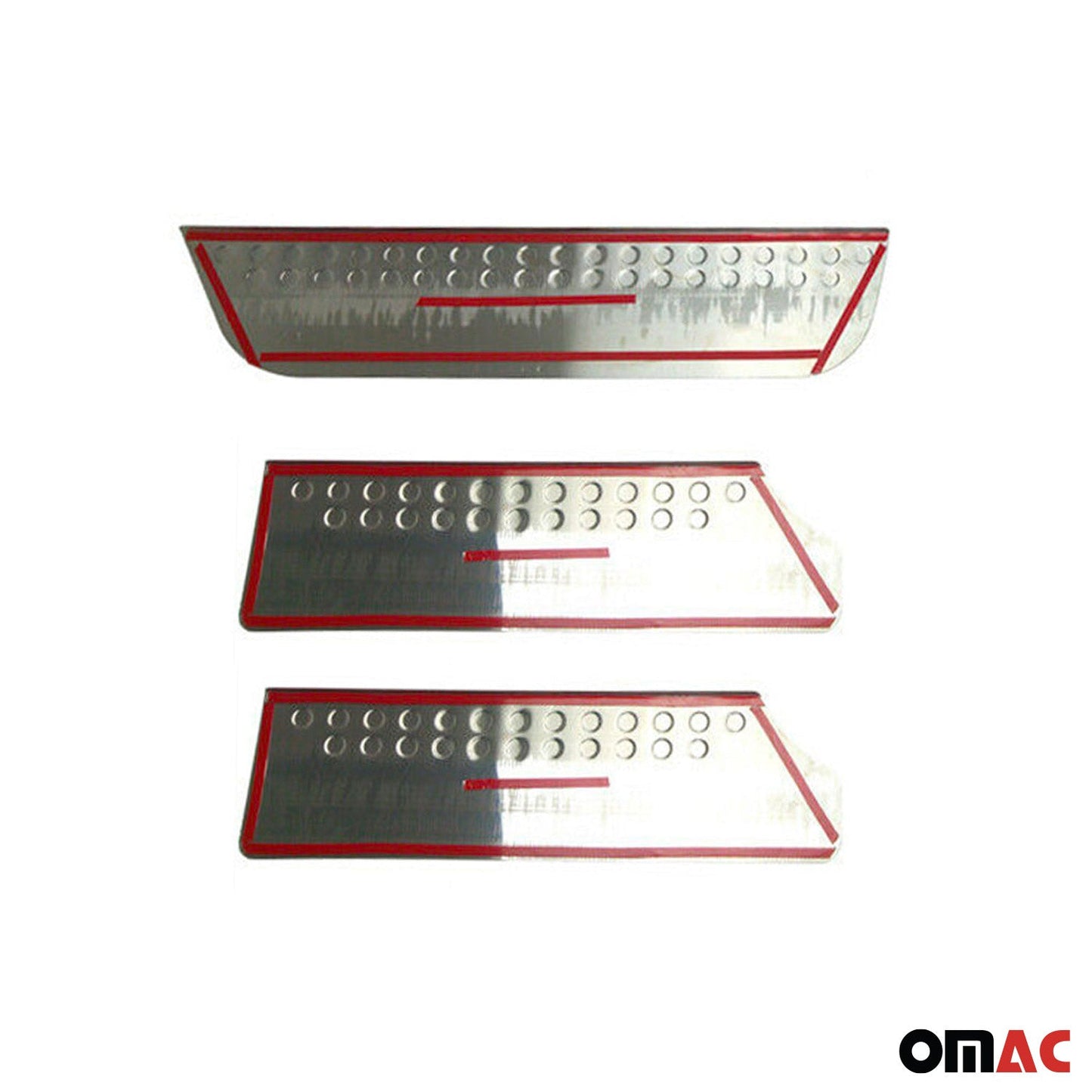 Protecții prag ușă pentru VW Transporter T4 1990-2003, oțel inoxidabil, 3x