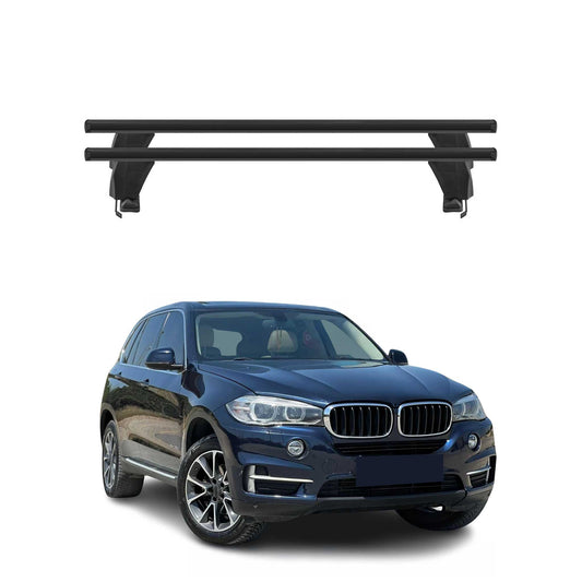 Menabo Dachträger Grundtäger für BMW X5 F15 2013-2018 50kg Alu Schwarz 2 tlg