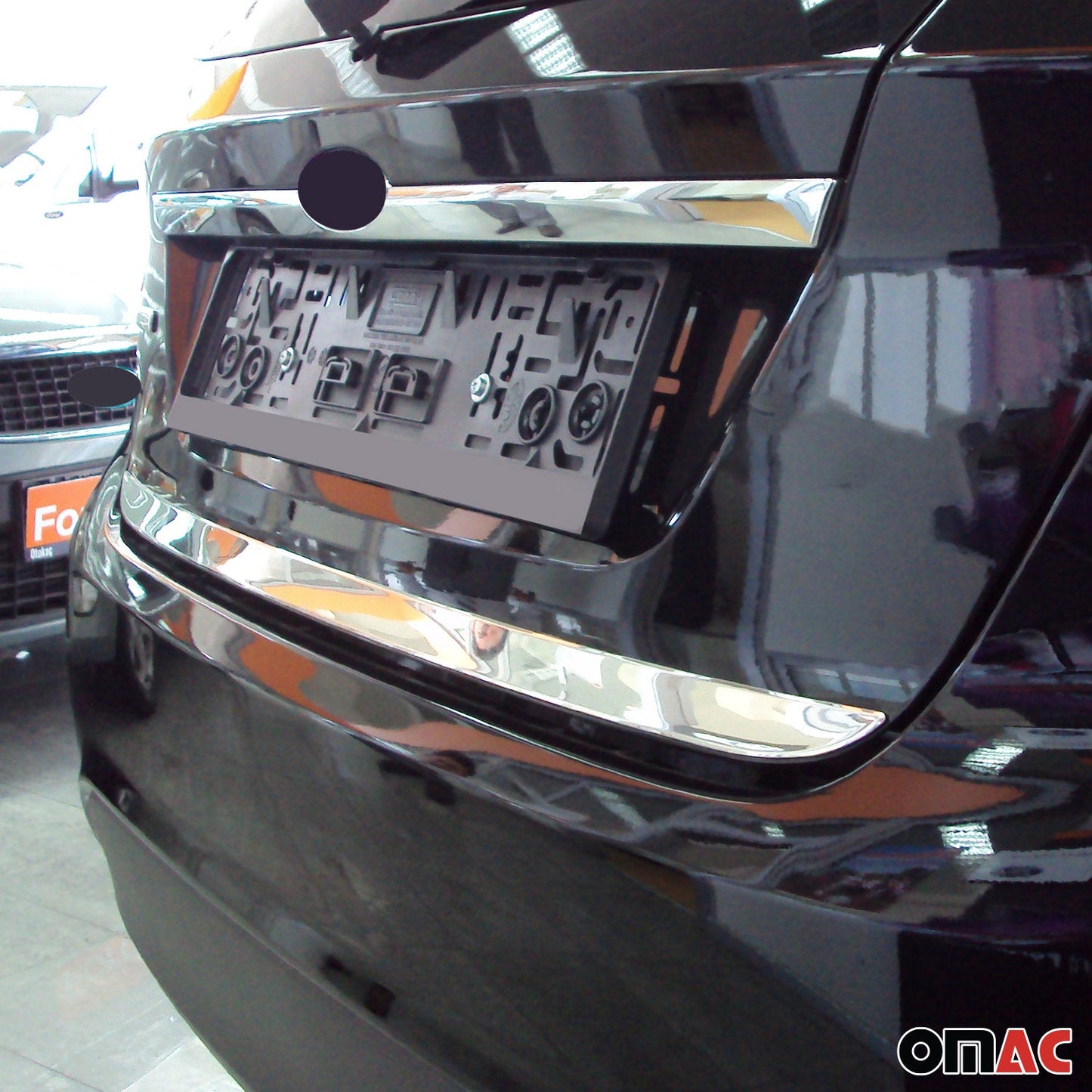 Ornamente prag portbagaj, ornamente hayon pentru Ford Fiesta 2008-2017, oțel inoxidabil cromat