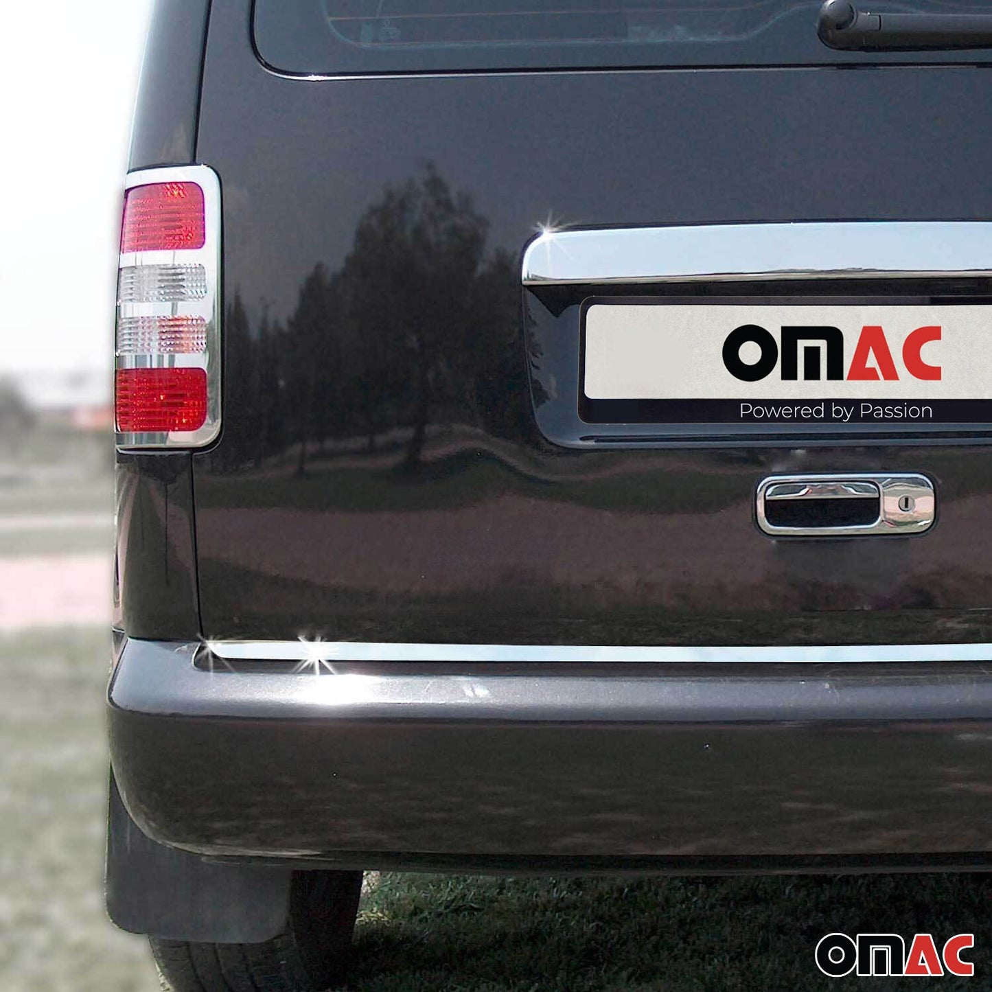 Heckleiste Zierleiste für VW Caddy III 2003-2015 Chrom Edelstahl