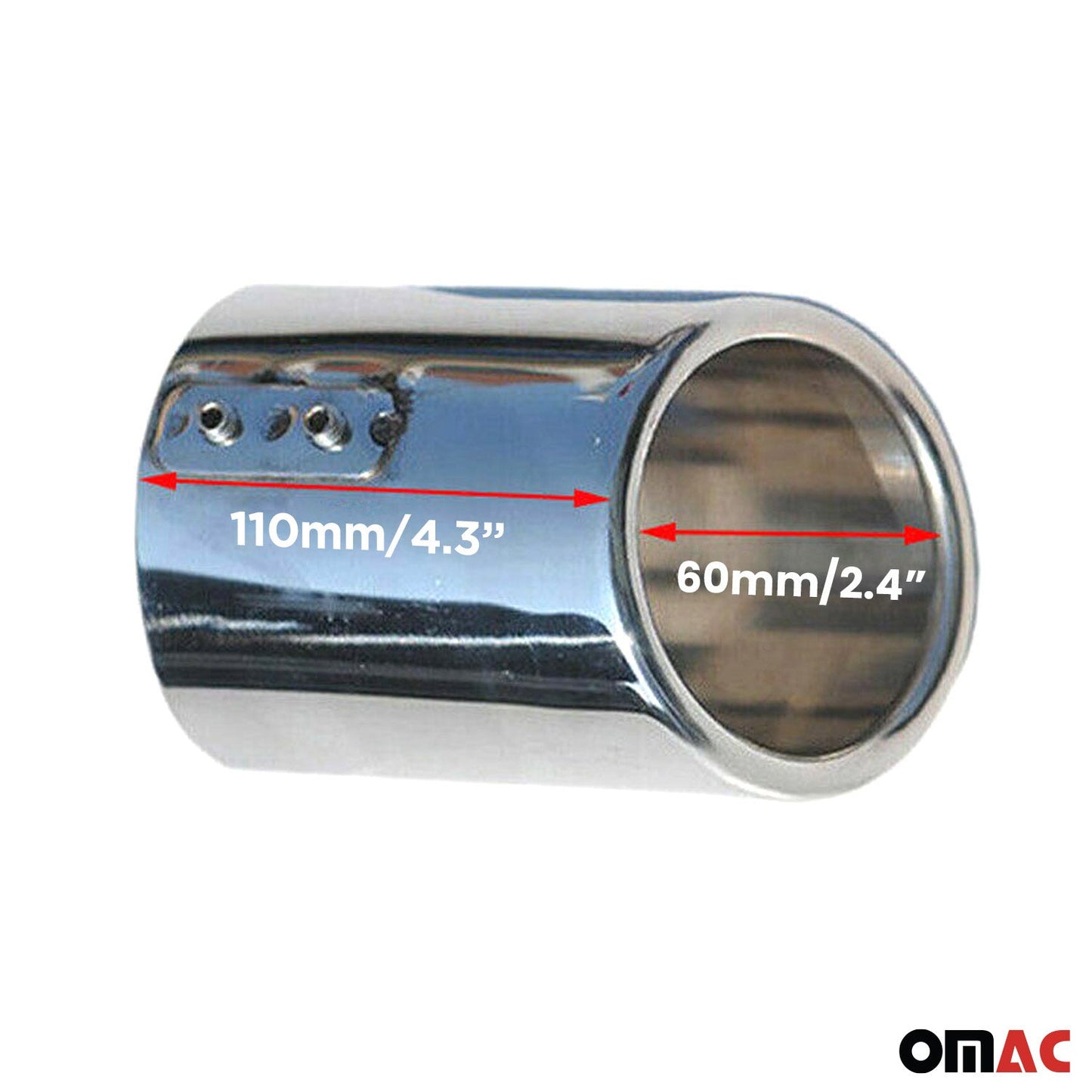 Auspuffblende Endrohr für VW Passat 2005-2010 Edelstahl Chrom 1tlg