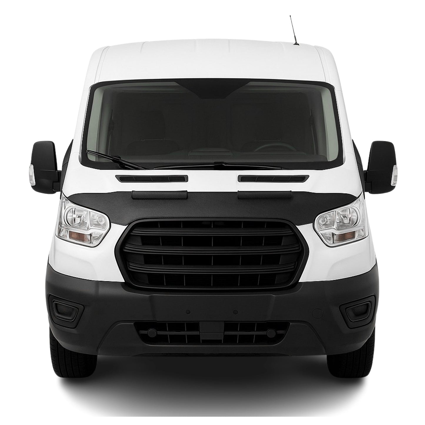 Haubenbra Steinschlagschutz Bonnet Bra für Ford Transit 2014-2025 Carbon Halb