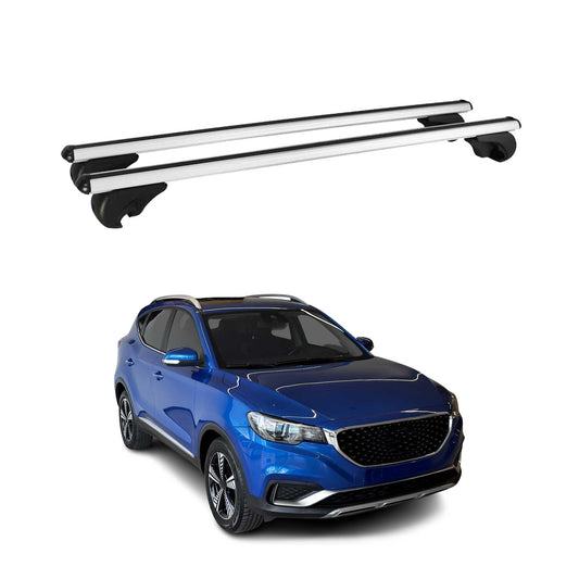 Portbagaj de plafon pentru MG ZS 2017-2024 75kg aluminiu argintiu 2 buc