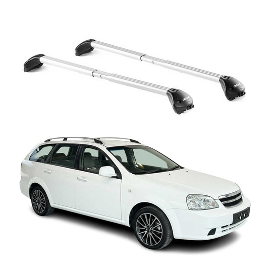 Dachträger für Chevrolet Nubira Kombi 2003-2012 5 tür 100kg Alu Silber 2x ABE