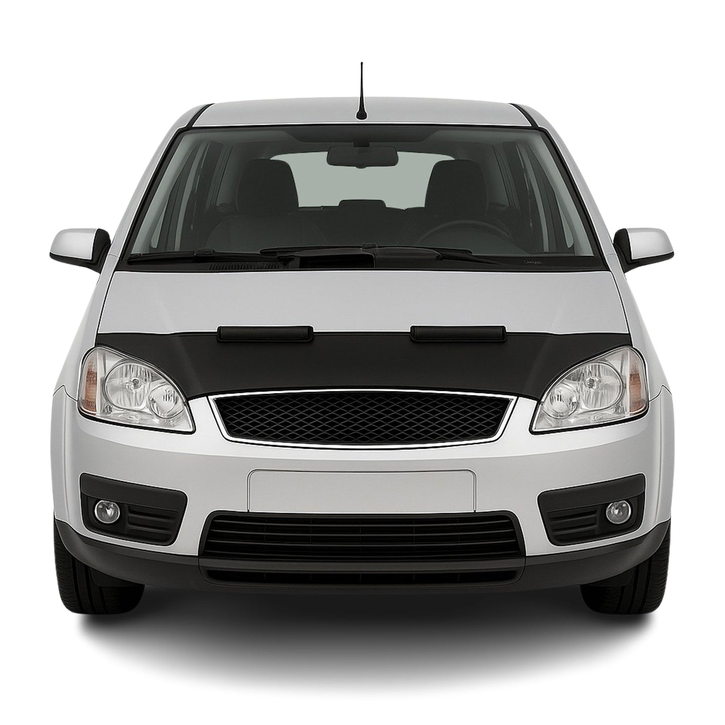 Protecție capotă cu protecție împotriva ciobirilor de piatră pentru Ford Focus C-Max 2003-2010, jumătate neagră