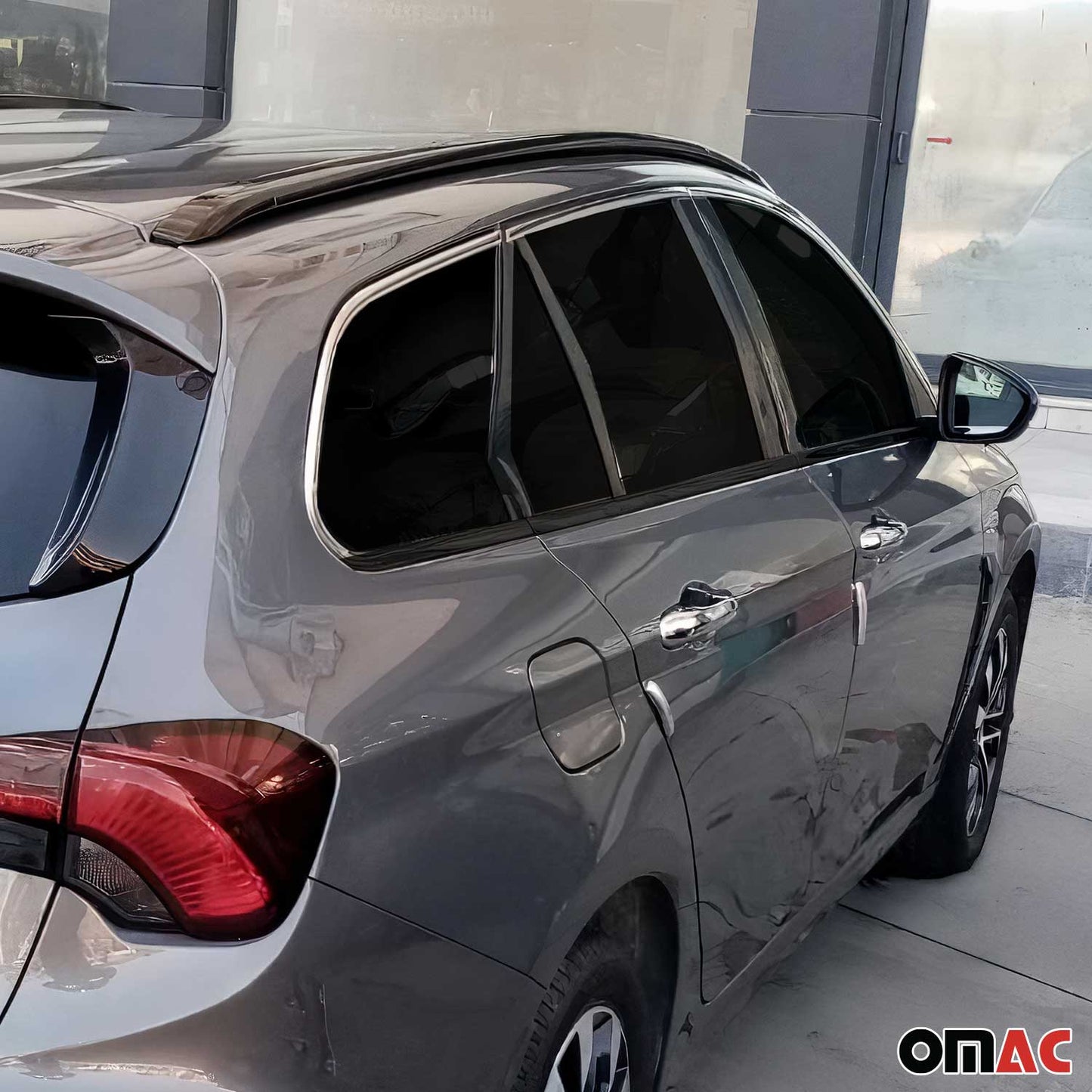 Fensterleisten Zierleisten für Fiat Tipo 2015-2025 Kombi Edelstahl Chrom 6tlg